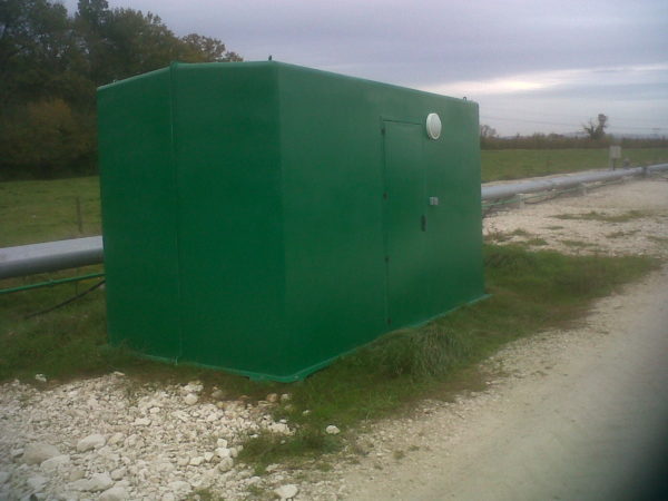 Cabines shelters grandes dimensions MEGA EURO 4m Puisage 1