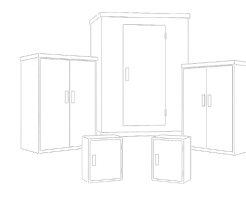 Armoire, coffret et cabine polyester europoly